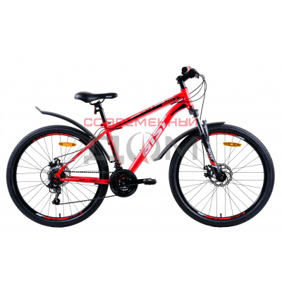 Велосипед горный Aist Quest Disc 26",20" красно-черный 2020/2021